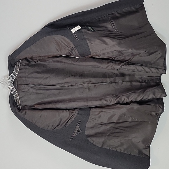 Lauren Ralph Lauren Gray Wool Sport Coat 2 button Men's 50R - Picture 2 of 11